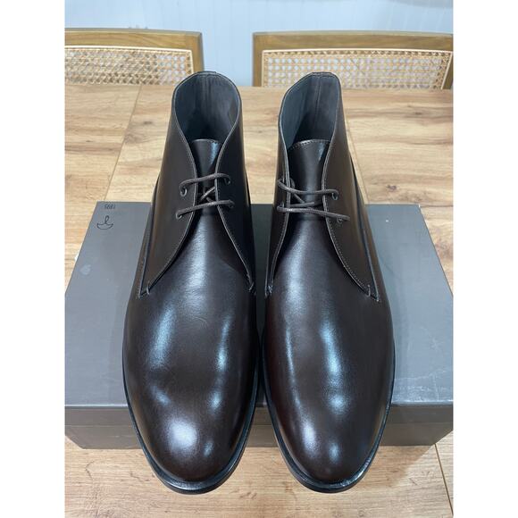 Robert Clergerie Men's Serge-Dese Boots Dark Brown Leather Size 11 US 44 EU NIB - Picture 5 of 13